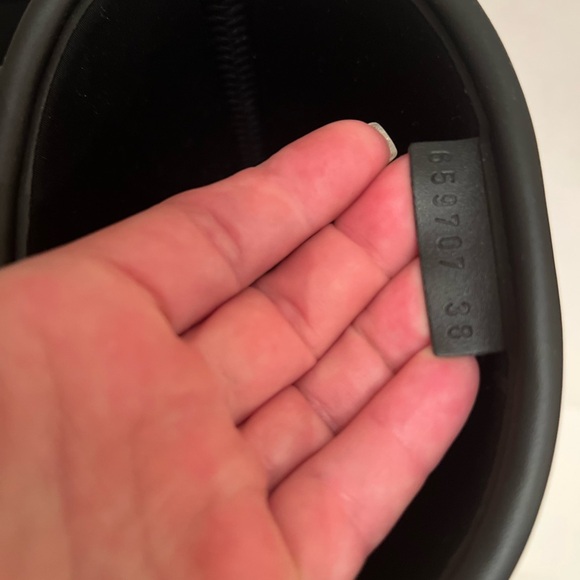 New Gucci Horsebit Tall Rain Boots Black Italy Size 38 - Picture 16 of 16